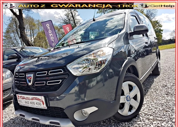 Dacia Dokker cena 57900 przebieg: 56000, rok produkcji 2020 z Międzyrzecz małe 667